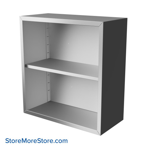 Wall Mount Stainless Steel Shelves, 30" W